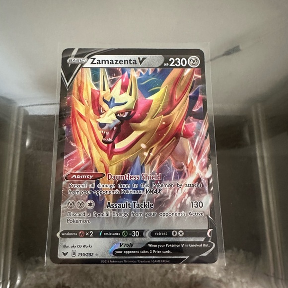 Zamazenta Pokémon card great condition - Picture 1 of 2